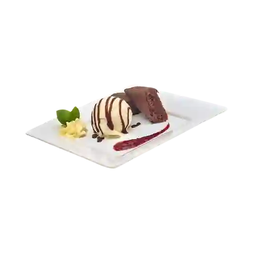 Brownie con Helado