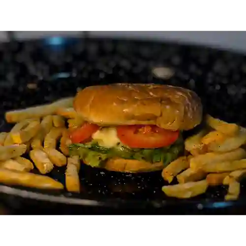 Hamburguesa Sencilla con Papas