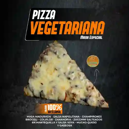 Pizza de Pollo con Champiñones Porcionn