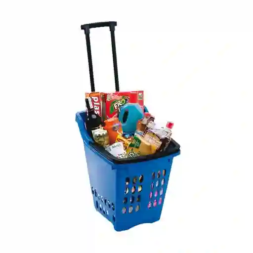 Cesta Transportadora Color Azul 31 L Rimax
