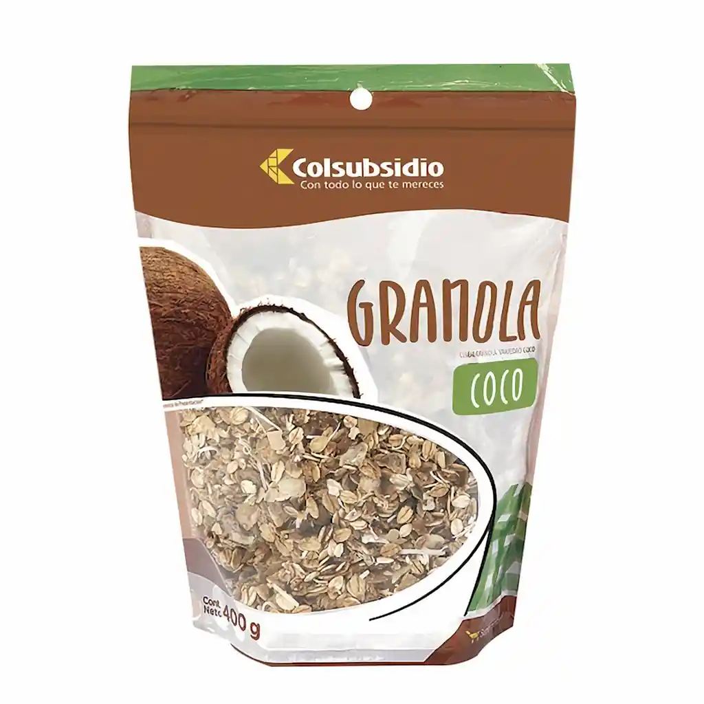 Granola Coco Resellable Colsubsidio