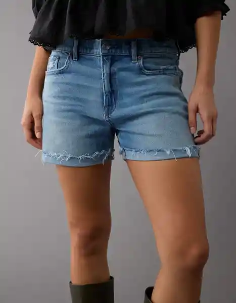 Short Mujer Azul Talla 10 8189851 American Eagle