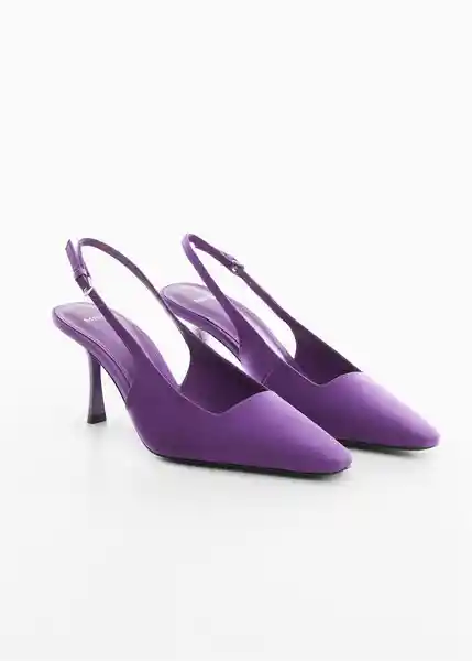 Zapatos Color Morado Talla 37 Mujer Mango