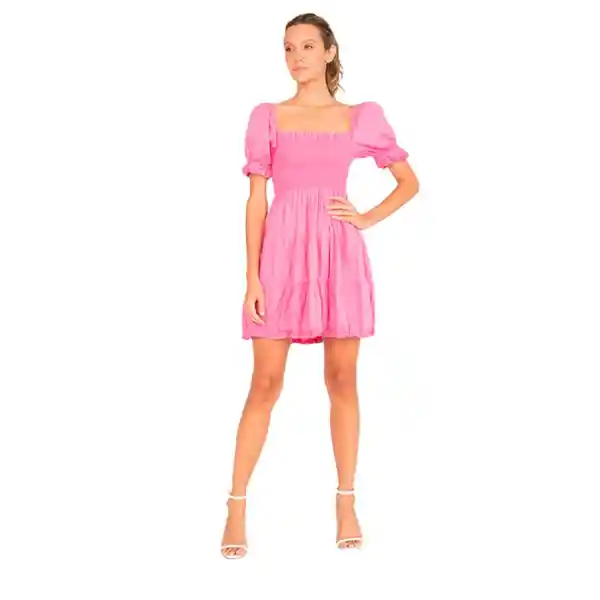 Vestido Corto Bondi Fucsia S