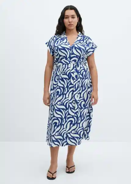 Vestido Travel Tinta Talla XL Mujer Mango