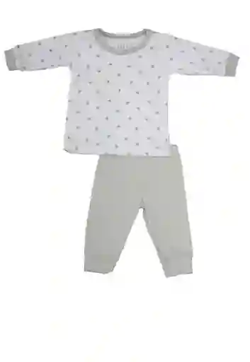 Pijama Rib Dos Piezas Beba 00a03 12/18mese-verde