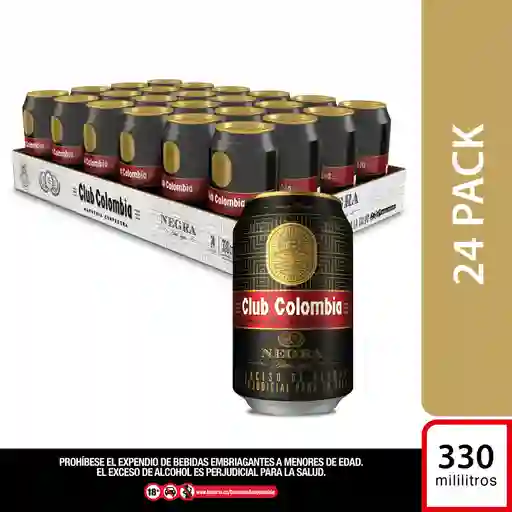 Club Colombia Pack Cerveza Negra 330 mL x 24 Und