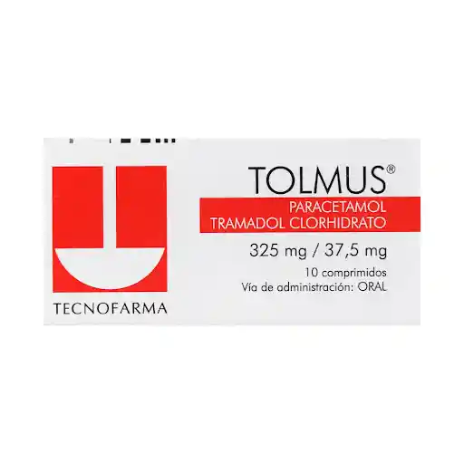Tolmus Tecnofarma 325Mg/37,5Mg Caja X 10 Tabletas