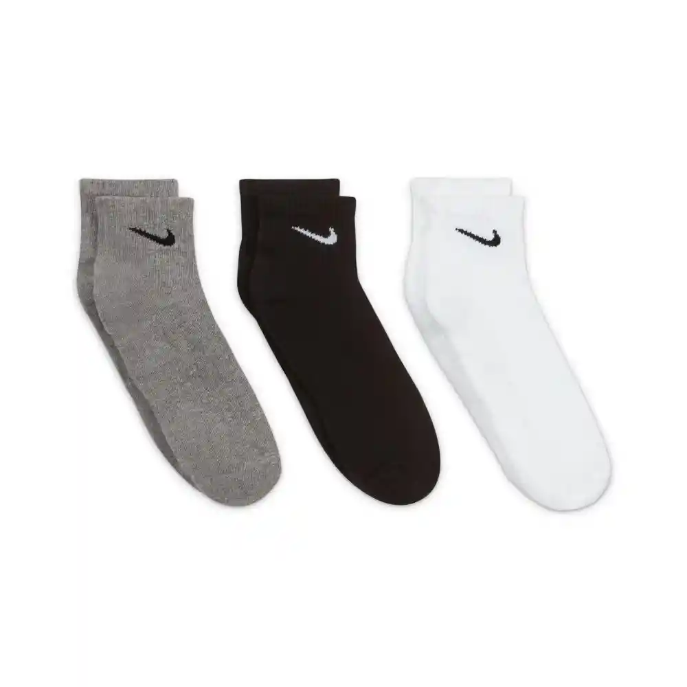 Nike Medias Everyday Cush Ankle Hombre Multicolor L
