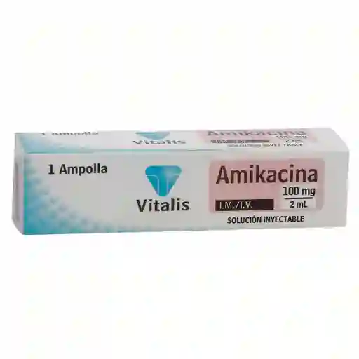 Vitalis Amikacina (100 mg) Solución Inyectable