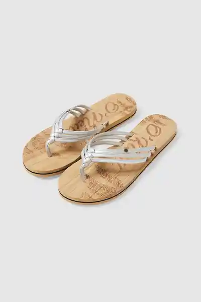 ONeill Sandalias Ditsy Femenino Plateado 07