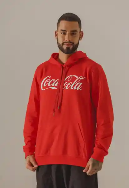 Coca Cola Buzo Capucha Rojo Talla M 31258