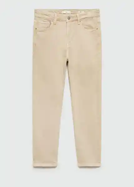 Jean Benc Beige Talla 40 Hombre Mango