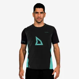 Camiseta Técnica De Pádel Para Hombre Talla M 2xl Negro