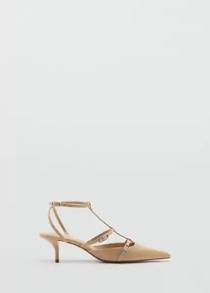 Zapatos Rockstar Nude Talla 39 Mujer Mango