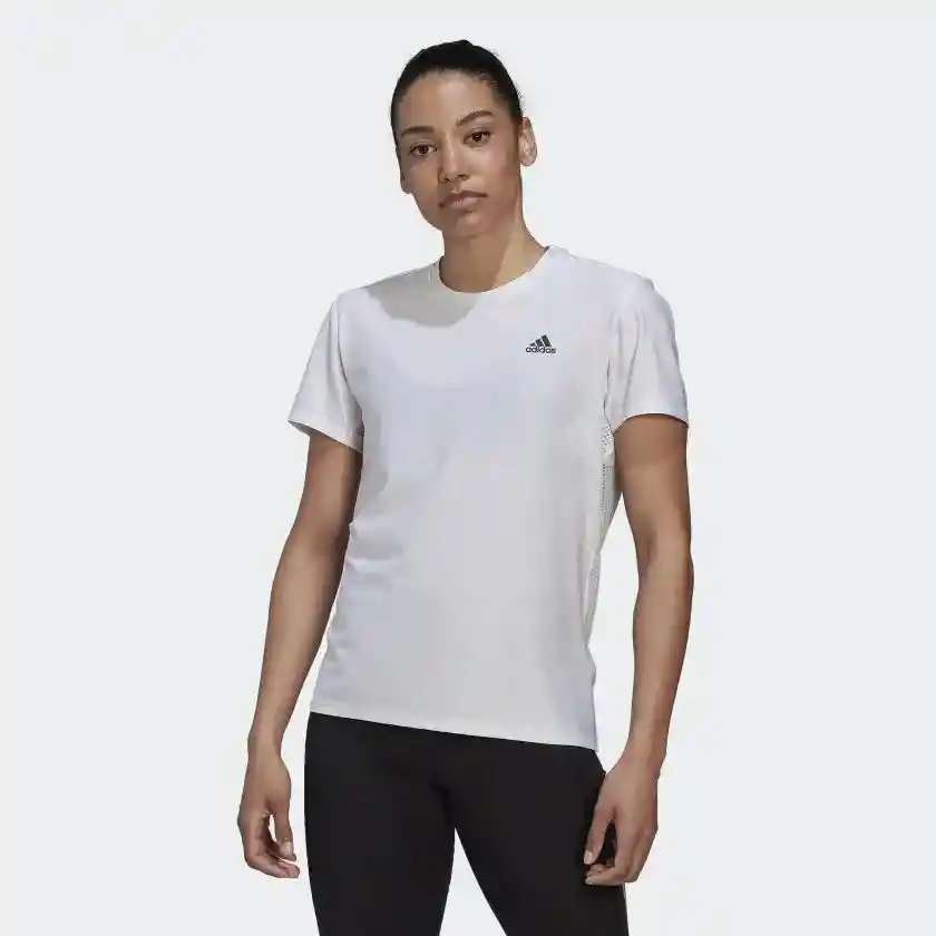 Adi Runner Tee Talla S Camisetas Blanco Para Mujer Marca Adidas Ref: Hl1467