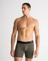 Bóxer Deportivo en Microfibra Masculino Jixov X3 Punto Blanco Talla M