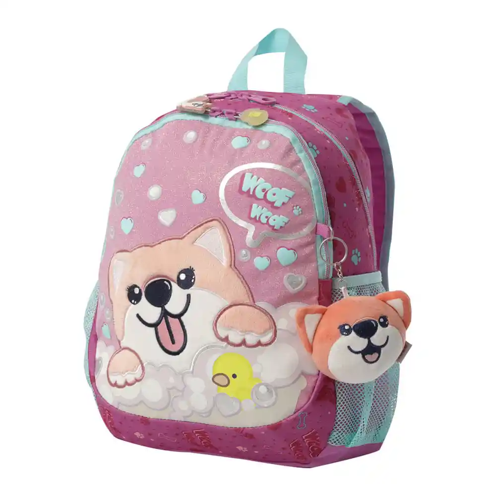 Morral Totto Kids Doggy Love S Rosado