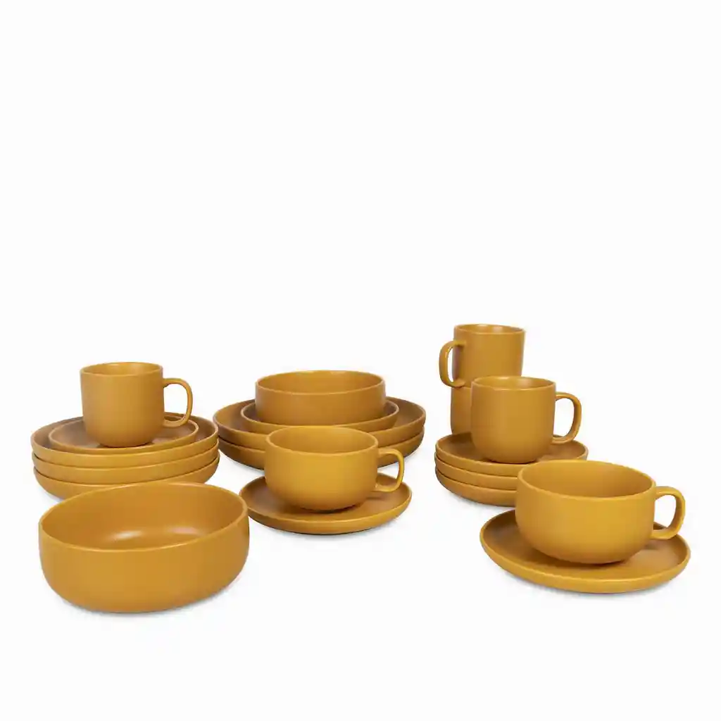 Pocillo Y Plato Puebla 400ml Setx2