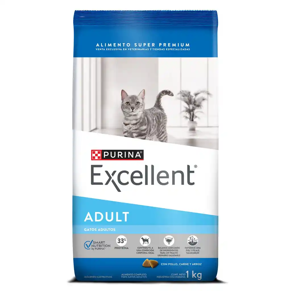 Comida para gatos EXCELLENT Adult Cat x 1 kg