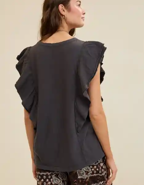 Camiseta Aerie Gris Talla Medium 3895005 American Eagle