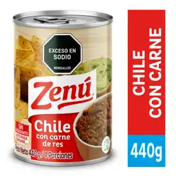 Zenú Chile Con Carne de Res