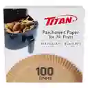 Titan Papel Antiadherente Para Freidora de Aire 19.5 cm / 7.6
