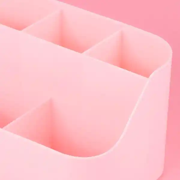 Organizador de Plástico de 5 Ranuras Mori Girl Rosa Miniso