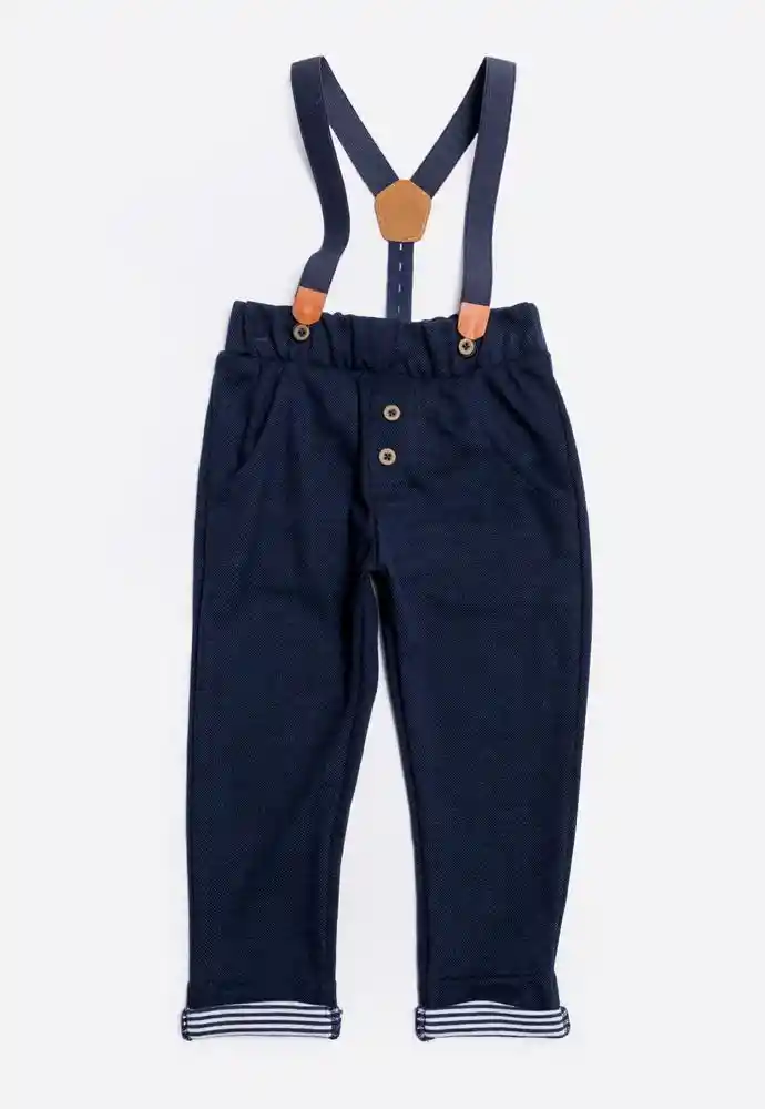 Pantalon 6/9 Meses-azul