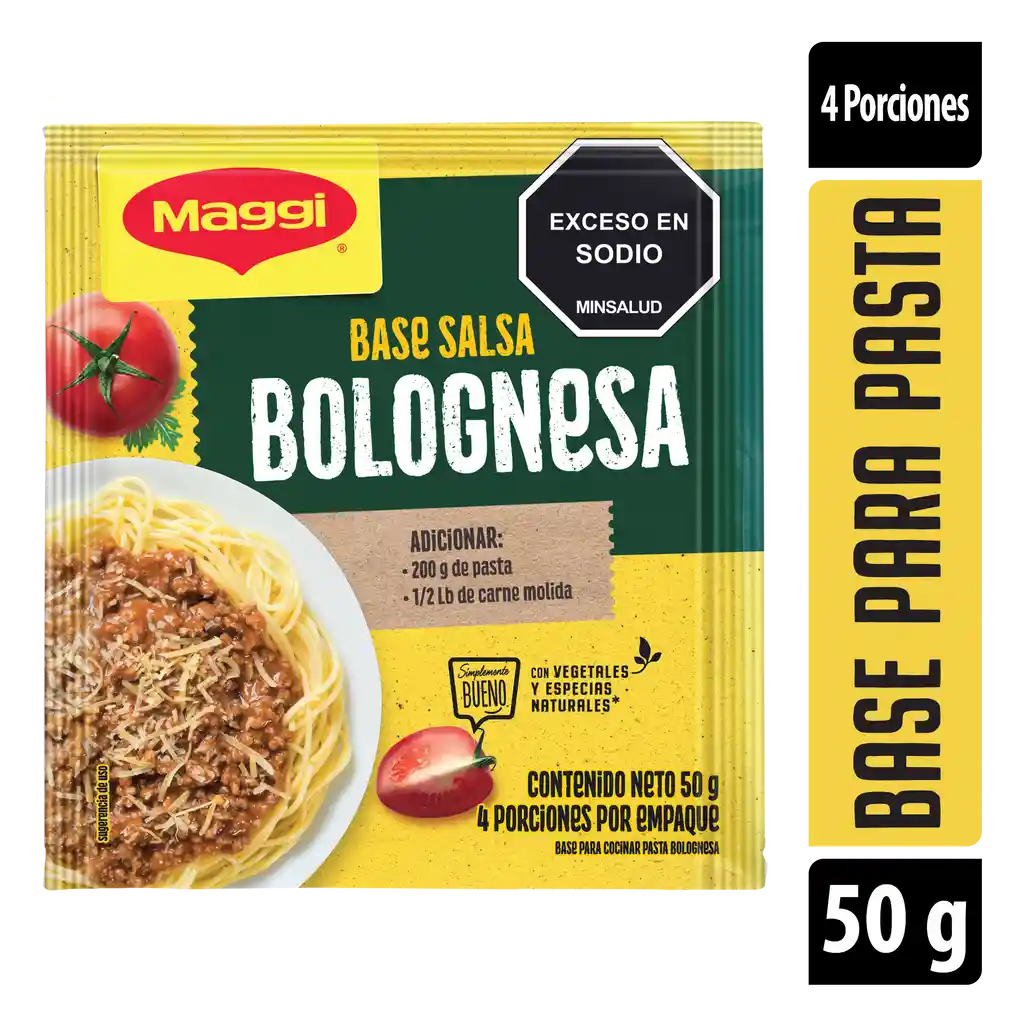 Salsa MAGGI para pasta Bolognesa x 50g
