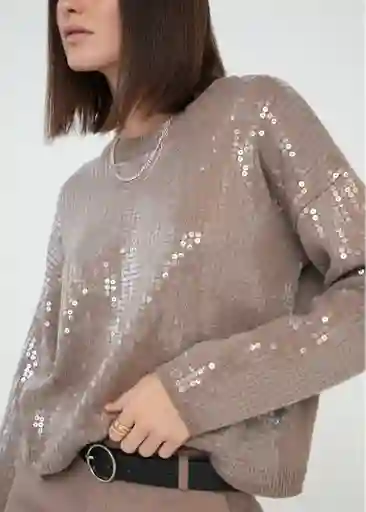 Tejido Mujer Crudo Novia Claro Talla L 589g018 Naf Naf