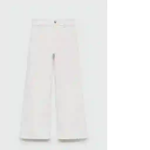 Jean Catherin Blanco Talla 40 Mujer Mango