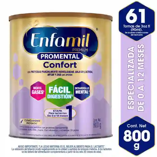 Enfamil Fórmula Láctea Infantil Confort Promental Etapa 1