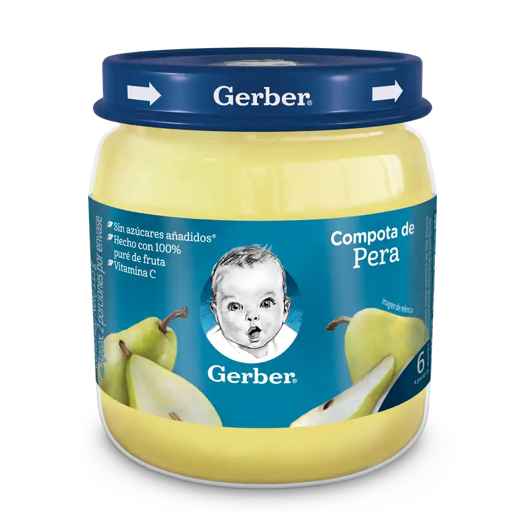 Compotas GERBER frutas 3 Unds x 339g