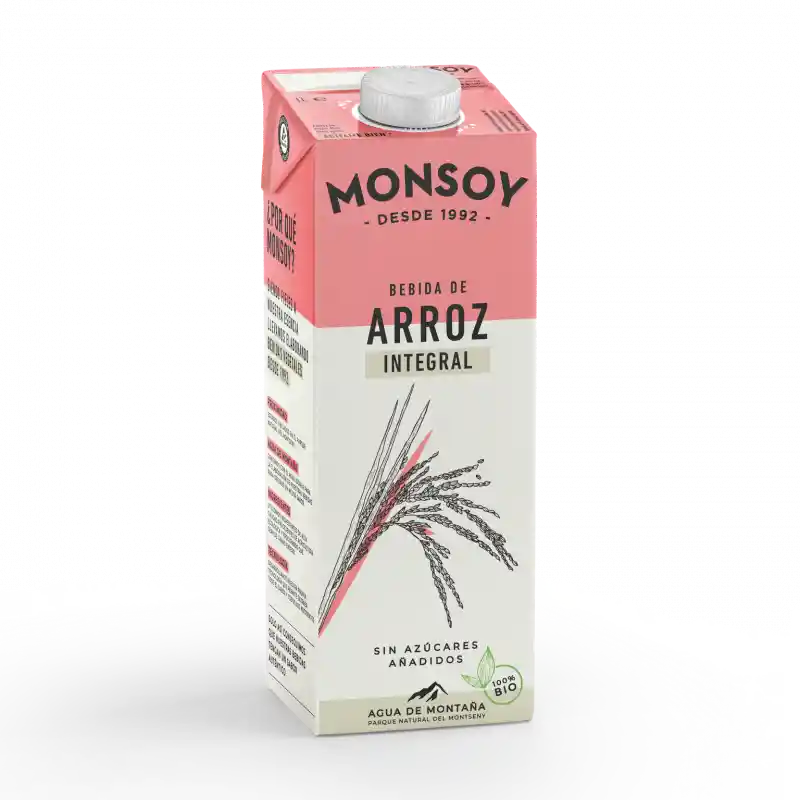 Monsoy Bebida de Arroz Integral