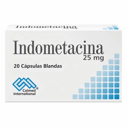 Colmed International Indometacina Antiinflamatorio (25 mg) Cápsulas Blandas