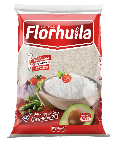 Florhuila Arroz Blanco con Vitaminas sin Gluten