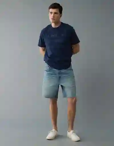 Bermuda Hombre Azul Talla: 34 7869936 American Eagle