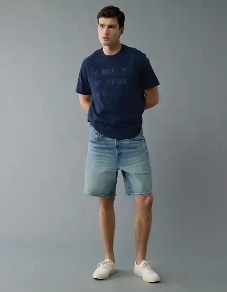 Bermuda Hombre Azul Talla: 34 7869936 American Eagle
