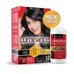 Recamier Tinte Permanente Capilar Luminance Tono 1.1 Negro Luminoso 