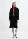 Blazer Americana Colorado Negro Talla XL Mujer Mango