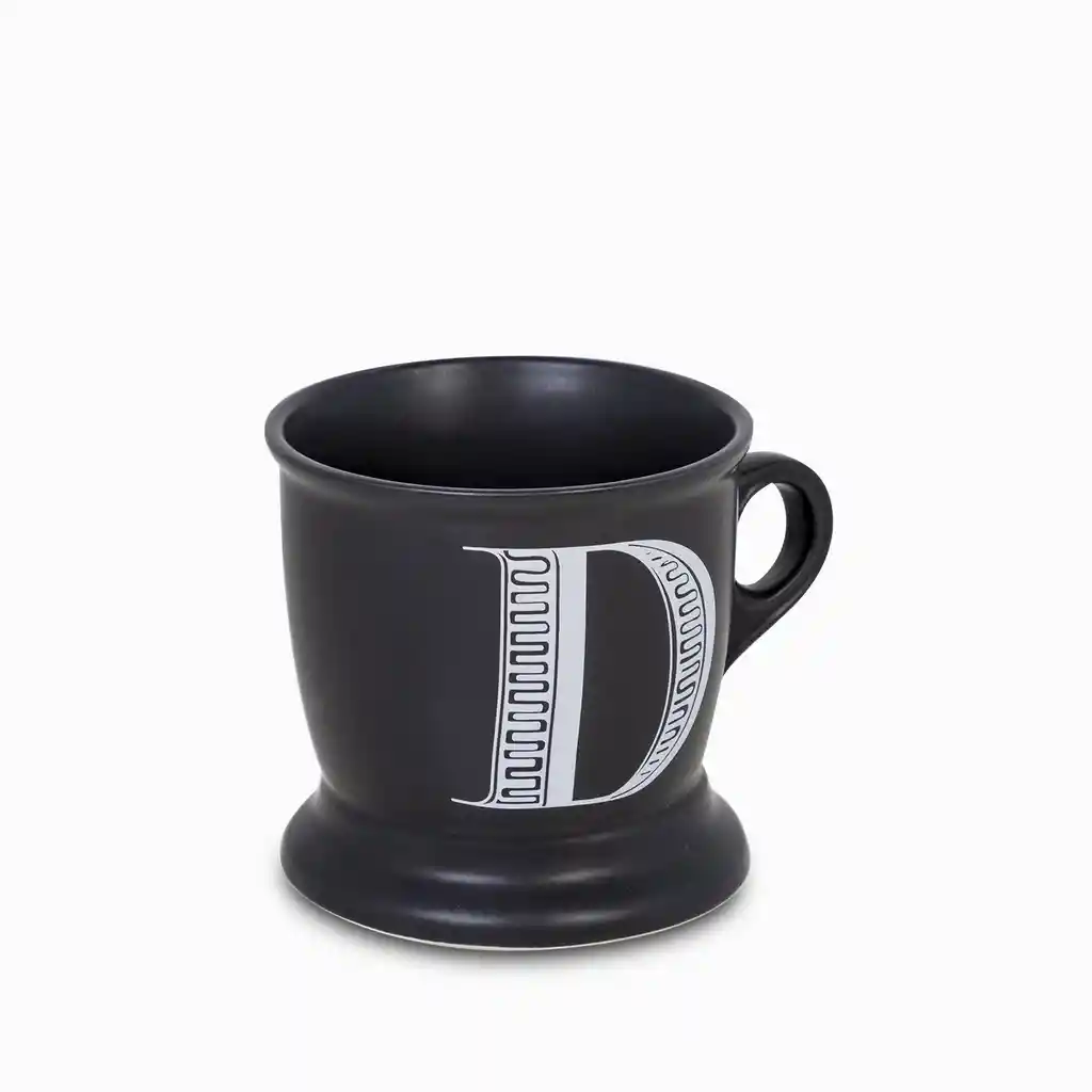 Ambiente Gourmet Mug Con Letra D Negro
