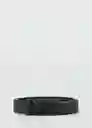 Cinturón Blacky2 Negro Talla 90 Hombre Mango