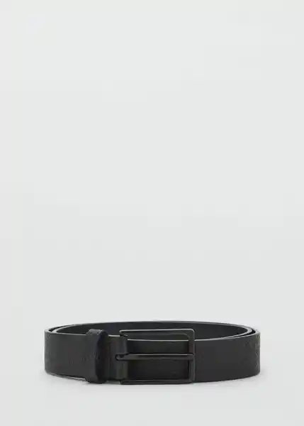 Cinturón Blacky2 Negro Talla 90 Hombre Mango