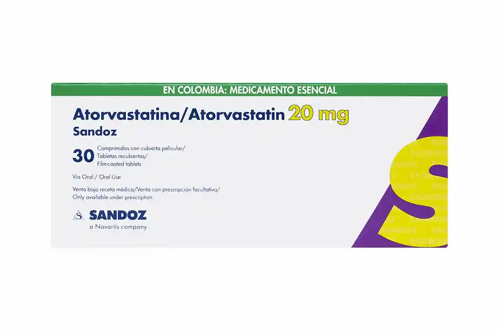 Sandoz Atorvastatina (20 mg)