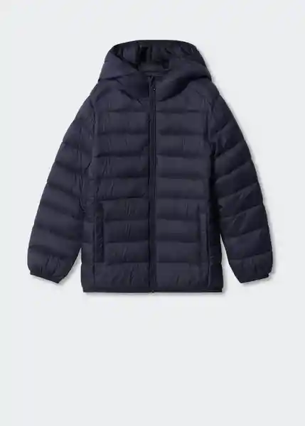 Abrigo Anorak Unico Navy Talla 14 Niños Mango