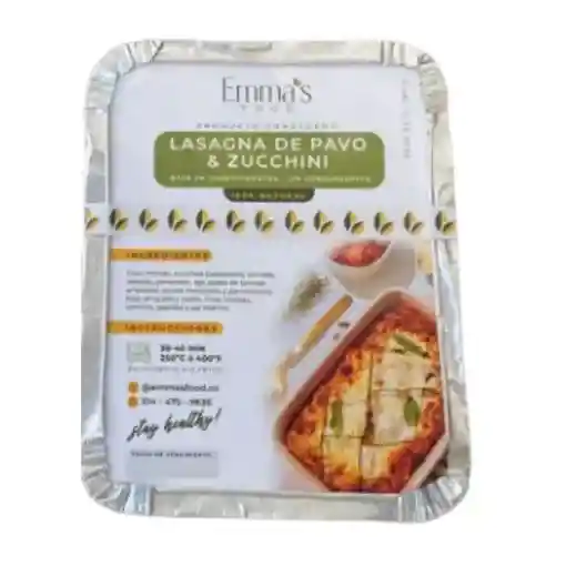 Lasagna Pavo y Zucchini - Emmas Food