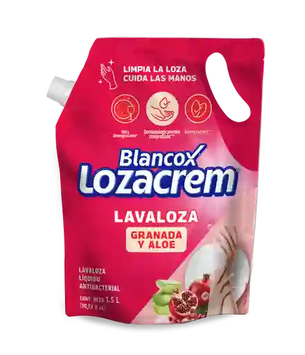 Blancox Lavaloza Líquido Lozacrem Aloe y Rosas