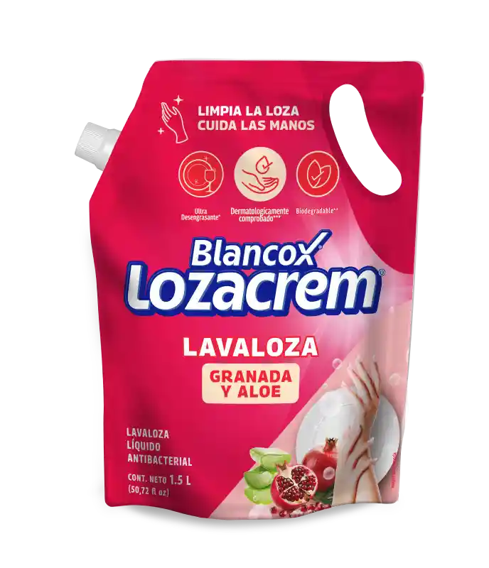 Blancox Lavaloza Líquido Lozacrem Aloe y Rosas