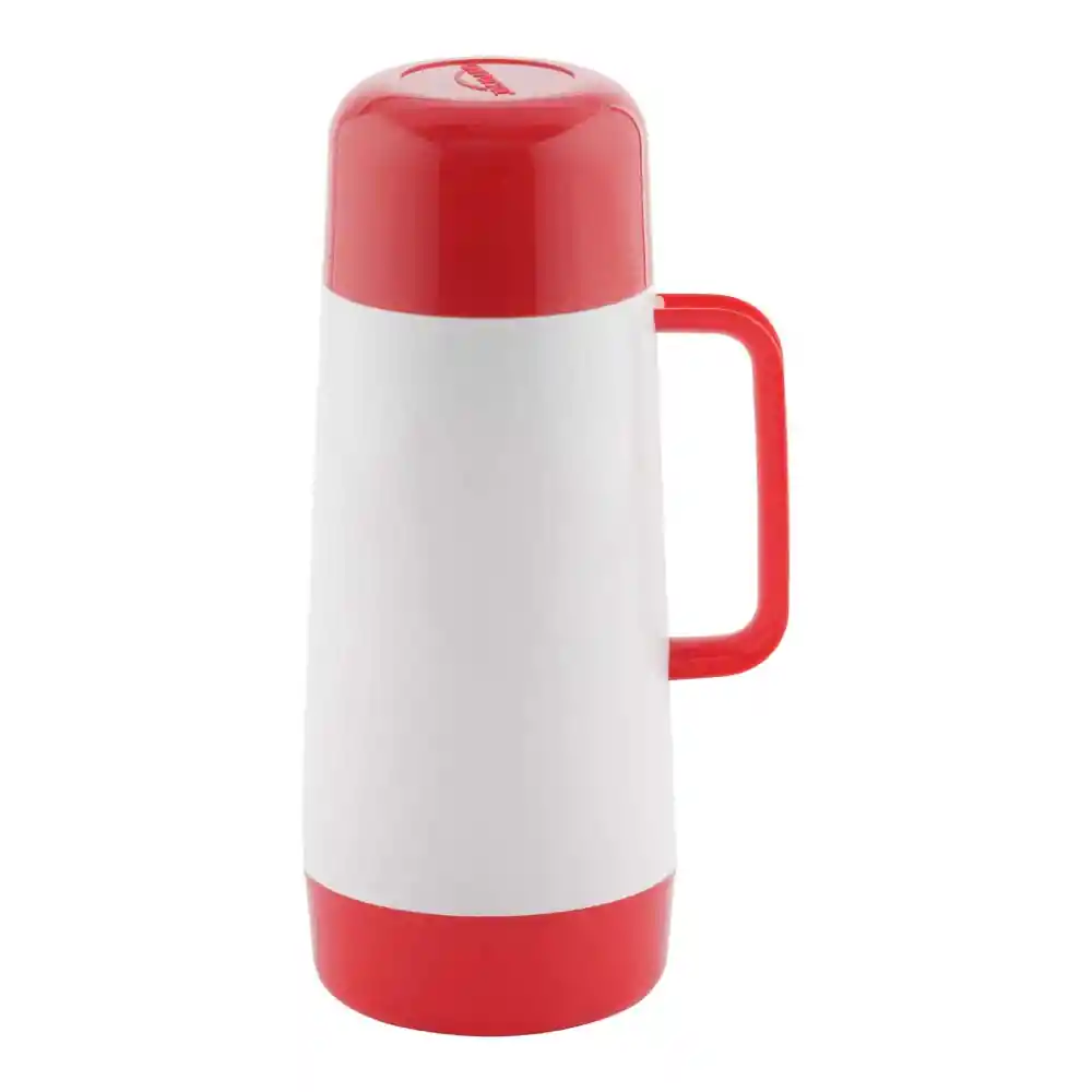 Termo Universal Blanco Tapa Color Plástico